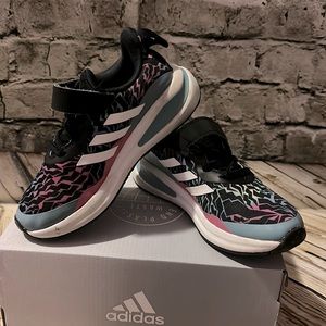 Toddler multi color adidas shoes